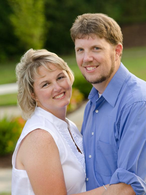 Engagement portrait on location in Richmond Virginia