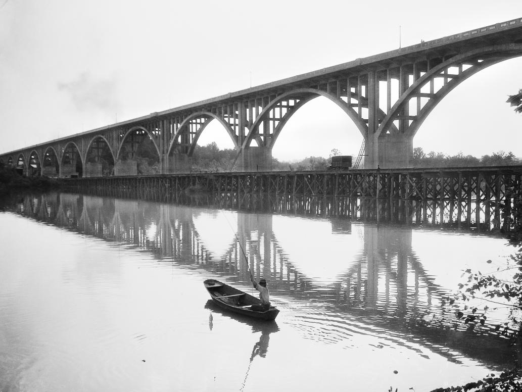 Fishing at Lee Bridge