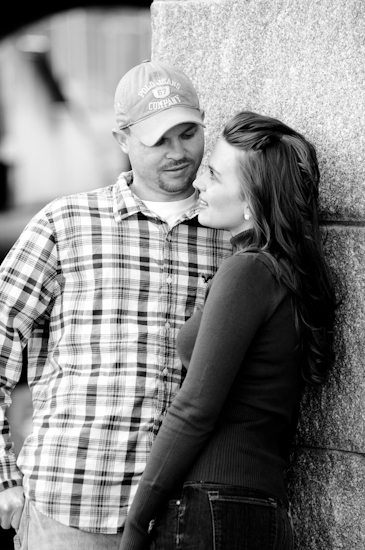 Engagement portrait on location in Richmond VA